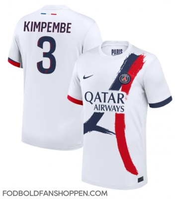 Paris Saint-Germain Presnel Kimpembe #3 Udebanetrøje 2024-25 Kortærmet